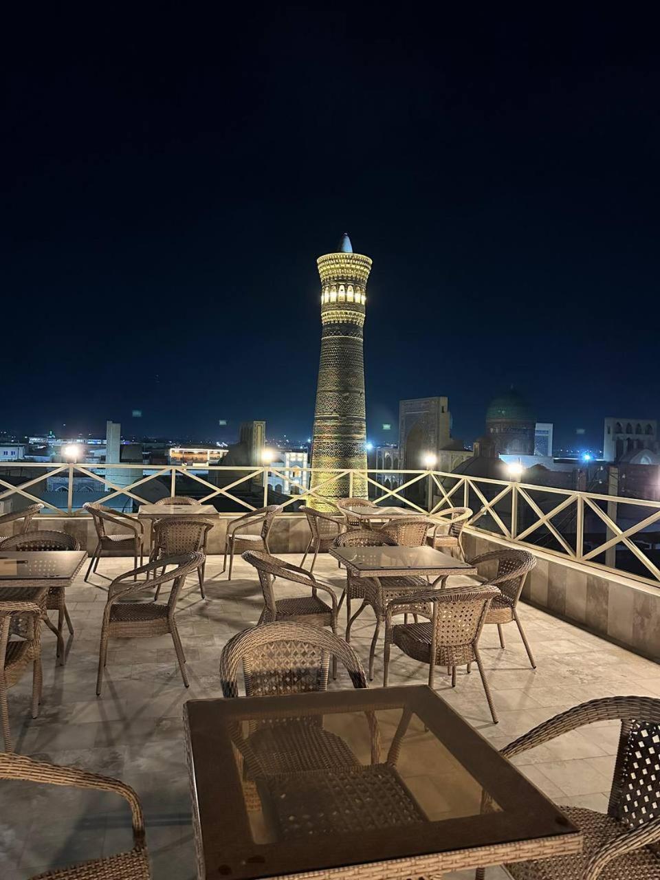 Poyi Kalon Teracce Hotel حلال Bukhara Exterior photo