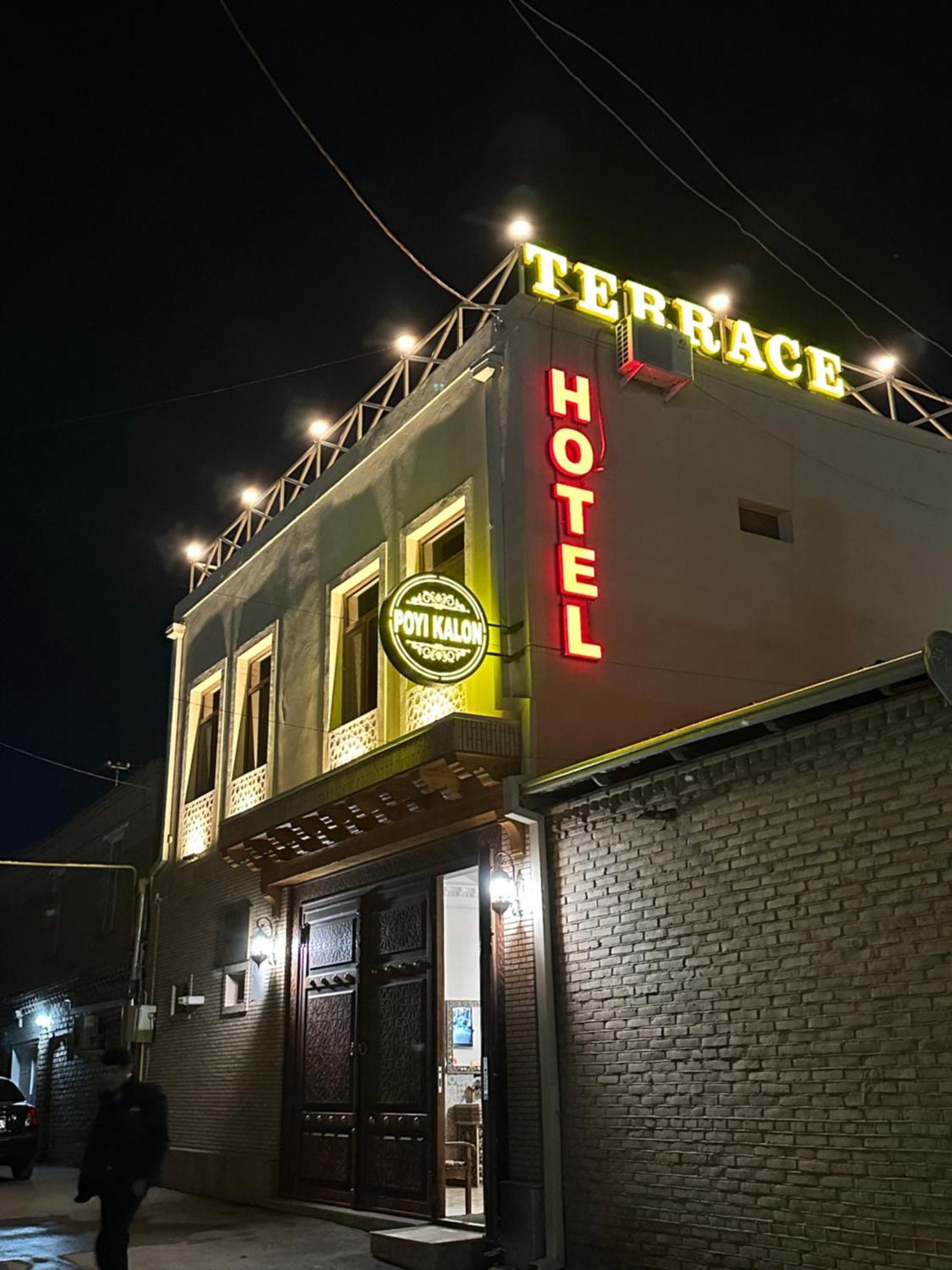 Poyi Kalon Teracce Hotel حلال Bukhara Exterior photo